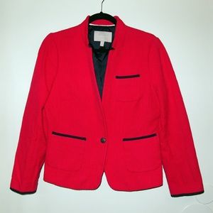 Banana Republic | Pink & Black 100% Cotton Blazer